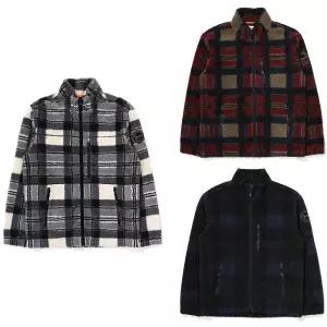 [K2](하남점)KMU23160 남성 간절기 자켓  비숑(BICHON) 체크 플리스 (ECO)