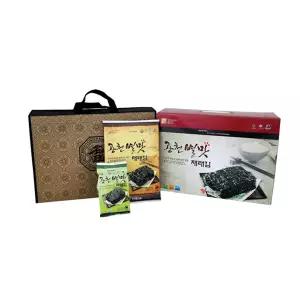광천김 혼합선물세트 소(식탁김15gX10봉전장20gX5봉부직포가방)