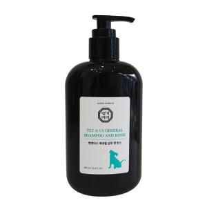 댕기머리 펫앤어스 제네럴 샴푸앤린스 380ml