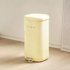 비바 더스텝 무소음 페달 휴지통 20L 종량제 냄새차단 기저귀 인테리어