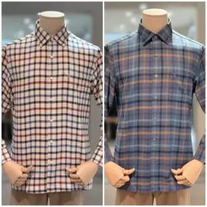 [롯데백화점]닥스 [메세지카드+사은품]닥스FW 하우스체크 기모남방DLW3-2종택1