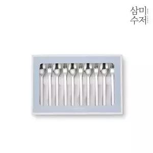 [삼미수저]기본2 미러 티스푼 과일포크세트 10p
