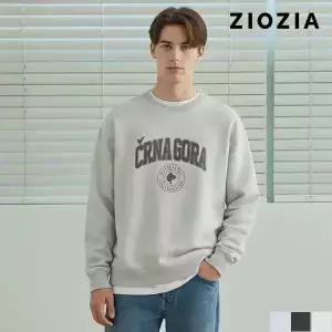 [지오지아] 남녀공용 기모 안감 맨투맨 티셔츠 (ABC4TR3601_B)