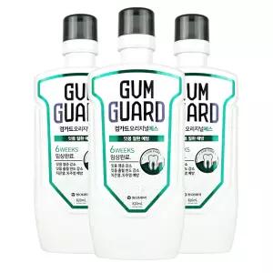 검가드 오리지널 에스 가글 820ml 3개 구강청결제 구취제거