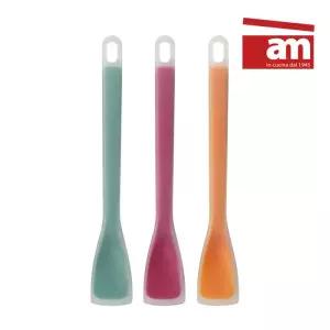 [롯데백화점]에이엠 AM 실리콘 투컬러 다용도 미니 알뜰주걱 스패츄라 헤드업 위생스푼