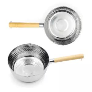 헤킨스 인덕션 IH 겸용 스테인리스 함마톤 이유식 라면 눈금 계량 손잡이 편수 냄비 20cm