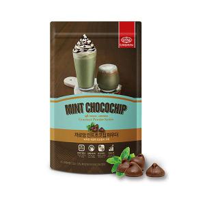 까로망 민트 초코 칩 파우더 500 g 초콜릿 라떼 초콜렛 쉐이크 초코렛 스무디 홈 카페