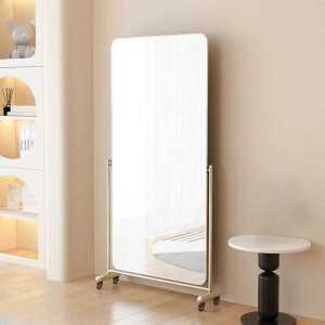 스텐 전신거울 이동식 스탠드 대형 미드센츄리 옷가게