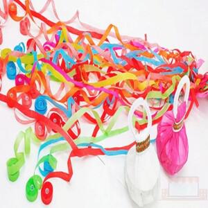 줄폭죽 10개입 컬러폭죽