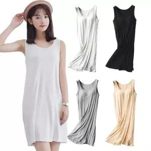 일체형 모달 브라캡 나시원피스 브라탑 홈웨어 실내복 잠옷