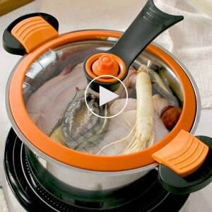 뚝딱 도깨비 진공 가마솥 압력솥 양수 냄비 저수분요리 스텐 인덕션 전골 편수 냄비 1개