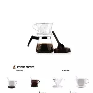 프랜드 드립세트 2-4인용 (102D)/원두커피/커피/핸드/드립/내리는/도구/용품/메이커/핸드드립/드립커피