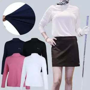 고품질 여성 냉감 이너웨어 하이넥 베이스레이어 티셔츠 (WE1A685)