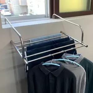 고품질 창틀건조대 길이조절 창틀걸이 건조대 빨래 스텐 (WFGTGB8)