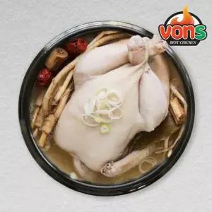 [본스치킨] 100 국내산재료 끓이기만 하면 되는 간편 삼계탕 500gX4봉