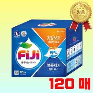 피지 물에 녹는 시트세제 120매 세탁세제 시트형