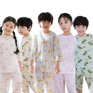 삐삐롱 2025 아동 유아 어린이 봄 여름 데일리 내의 내복 모달 7부 실내복