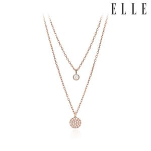 [엘르주얼리] 코인 레이어드 목걸이 ELBRNN001