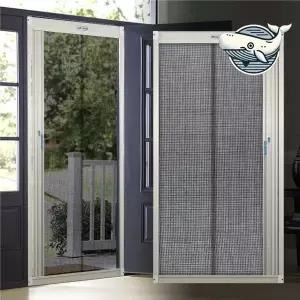 [하프클럽/알티피아]접이식 롤방충망 미세망 블랙형 고급형 실내외