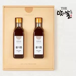 [롯데백화점]푸드진정성 국산 저온압착 들기름 세트 1호(A급들깨100프로,180mlx2병)