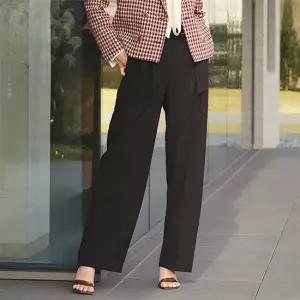 [레이나][레이나] 리오나 하프 밴딩 와이드 팬츠