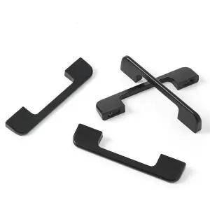 알루미늄 블랙 가구 손잡이 96mm 4p세트 WFG97OC