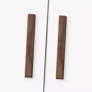 블랙월넛 128mm 2p세트 가구손잡이 나무 WFB3353