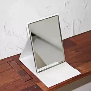 접이식 미니 거울 유리 화이트 휴대용 WF6B379
