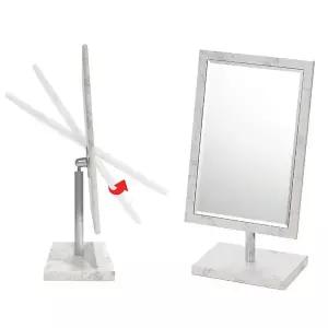 대리석패턴 각도조절 사각 탁상거울 WD67053