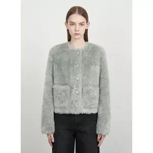 [NS홈쇼핑][시스티나] 아웃 포켓 무스탕 자켓_AWUJKO41020[35081140]