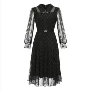 [보리보리/미니멈]MARIO도트 레이스 플레어 원피스 MYAAWO2460