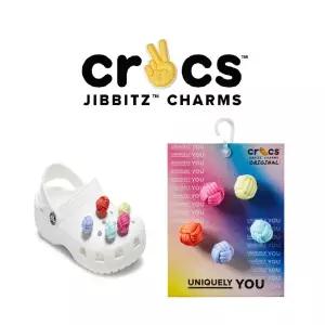 [크록스 본사] 지비츠 참 노티드퍼프 5pack 10015436 [백화점 정품]