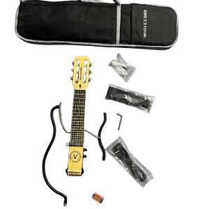 일렉기타 사일런트 여행용 전자 버스킹 휴대용 연습용 어쿠스틱 연습 초보 헤드리스