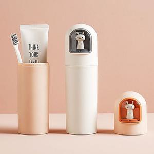 휴대용 토끼 칫솔치약 케이스 양치컵 포함 여행용 컵세트 어린이 성인 선물용