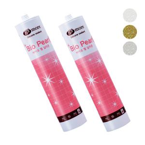 반짝이 실리콘 2개 바이오 금색 은색 화이트 펄 실란트 인테리어 욕실용 실리콘