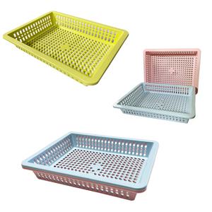 사각 플라스틱 다용도 수납 바구니 정리 바스켓 소쿠리 초등학생 학교 학원 유치원 어린이집 바구니