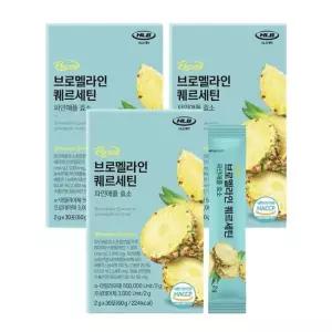 레세타 브로멜라인 퀘르세틴 파인애플 효소 3박스  3개월분)
