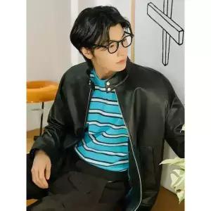 [빈폴] [신상40%OFF]스트라이프 라운드 티셔츠 블루 (BC5241C33P)