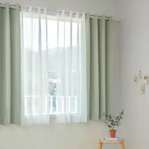 까르데코 어반 형상기억 암막+무지 속지 창문커튼 4장