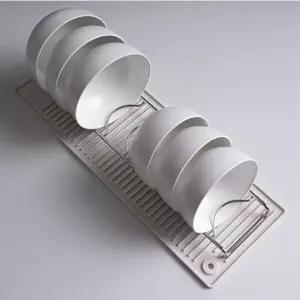 JVR 국내산 올스텐 접시정리대 꽂이 밥공기 정리대 꽂이 2P 세트