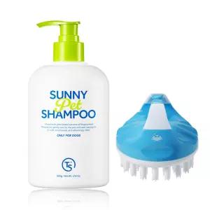 TS 써니 애견샴푸 펫샴푸 강아지샴푸 500g 브러쉬 목욕솔 포함