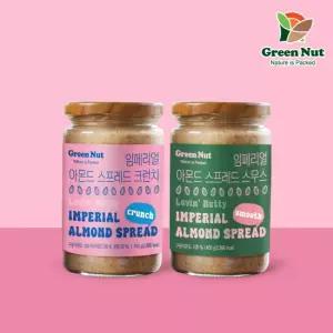 [CJ단독] 미국산 100 임페리얼 아몬드버터 스프레드 400g 순아몬드버터 무첨가 무가당