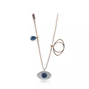 [스와로브스키] 여성 Symbolic Evil Eye 펜던트 이블 아이 크리스탈 목걸이(5172560)