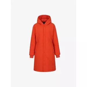 [아웃도어스/네파 이젠벅]여성 허리스트링 롱 퀼팅코트 택1_N