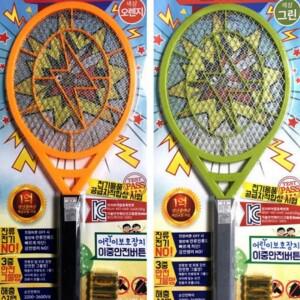 전기 파리채 모기 퇴치 건전지 해충 빅사이즈 랜덤