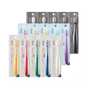 [브리스틱](광주신세계) 에르고 성인 칫솔 10개-오리지널/오리지널 어베인/컴팩트 (치약 1개 증정)