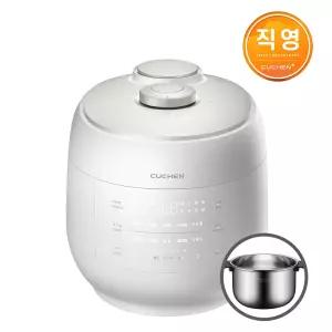 쿠첸 본사직영 그레인 6인용 올스테인리스 IH전기압력밥솥 CRT-UPDS0671W