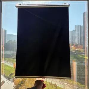 암막 블라인드 롤스크린 창문 햇빛가리개 베란다 사무실 거실 무타공 붙이는 블라인드