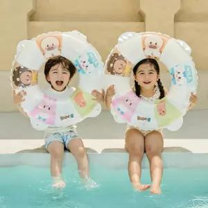 스윔어바웃 브레드 이발소 원형 튜브 콜라보 물놀이 감성 어린이 유아
