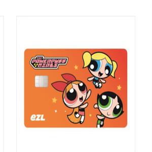 이즐 파워퍼프걸 교통카드 오렌지 2개